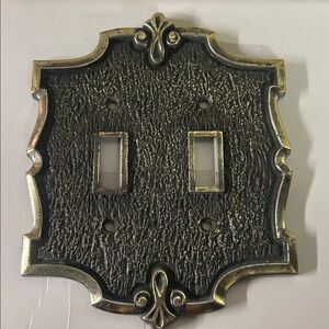 Vintage Brass Light Switch Cover - Ajax Hardware Premier Collection